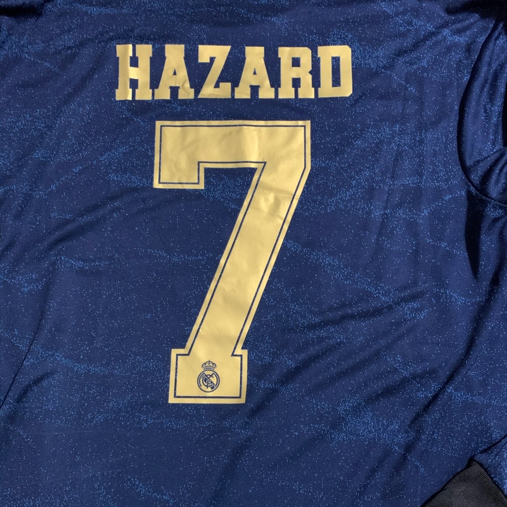 Real Madrid Hazard Long-Sleeve Away Jersey 19-20